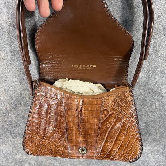 Vintage Cuba Florida Baby Alligator Full Body Taxidermy Handbag Purse - Picture 9 of 15